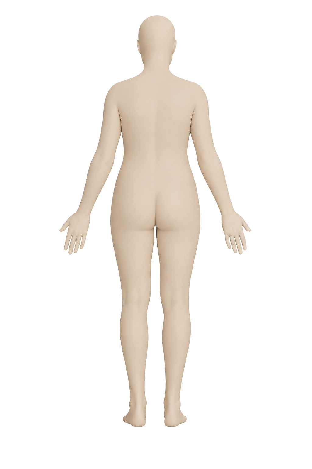 Cuerpo de espalda; elige una zona