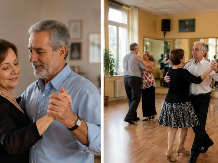 El baile de salón es media clase de equilibrio