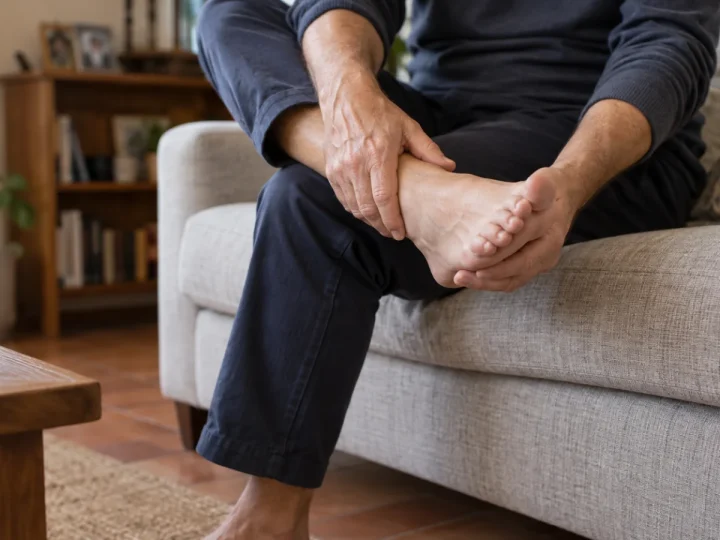 Cuidar los pies para evitar caídas