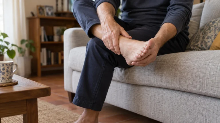 Cuidar los pies para evitar caídas